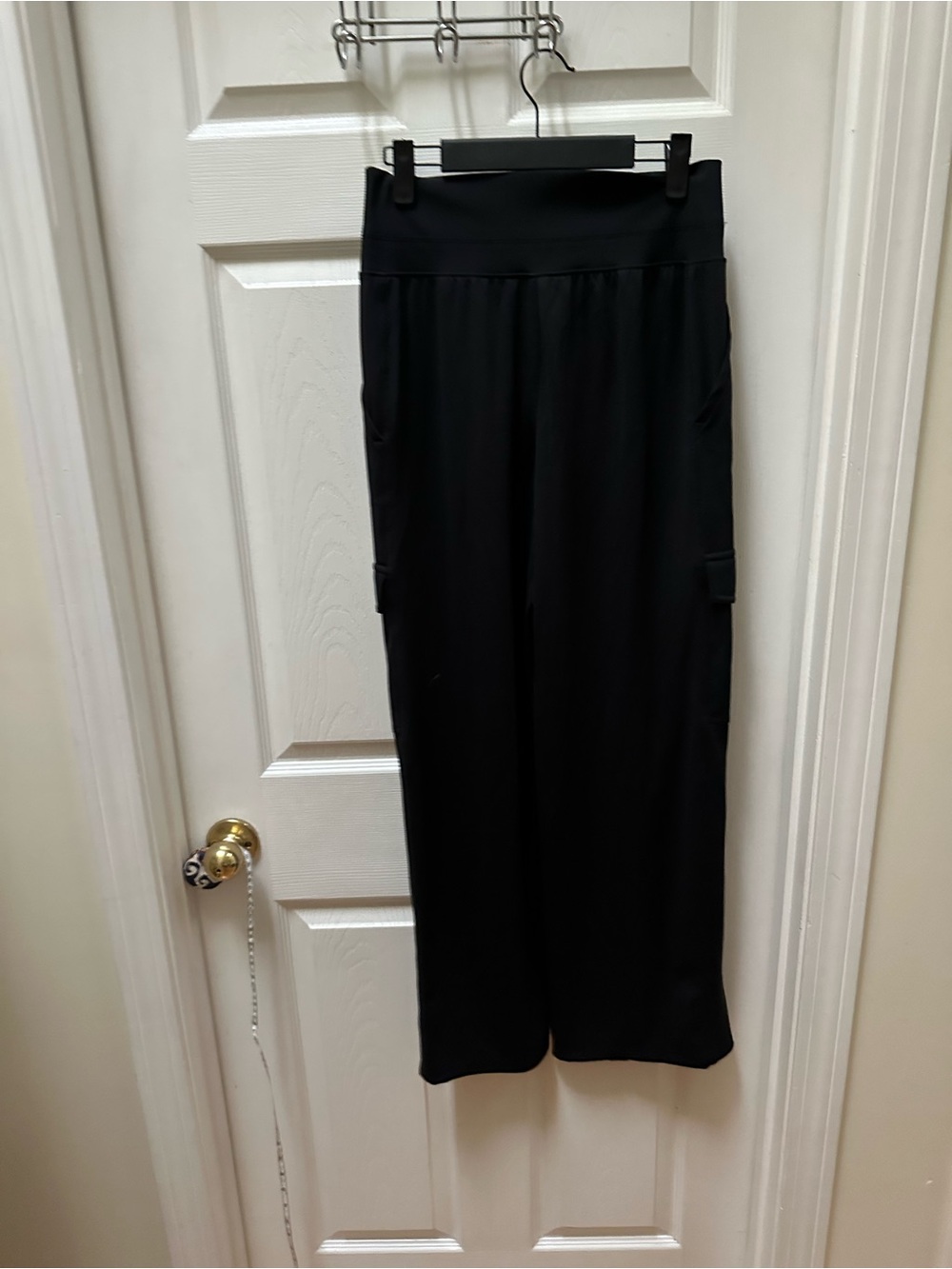 ATHLETA Venice Cargo Wide Leg Pant Black sweatpants s small - Picture 6 of 6